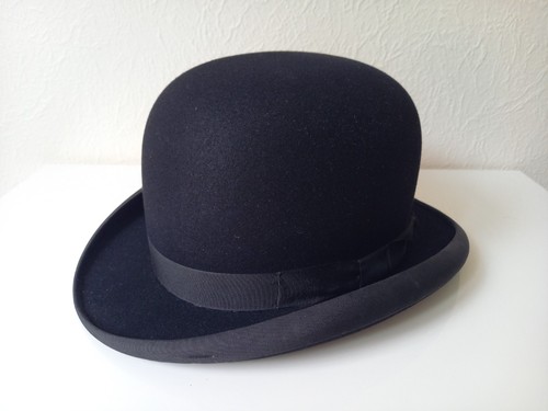 Ancien chapeau melon feutre - chapeau,