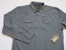 Haut à manches longues homme Howler Bros Stockman stretch Snapshirt taille 2X...