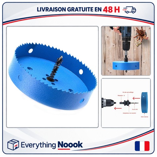 Scie cloche métal m42 hss - scie,