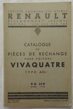 Renault : Catalogue de pièces