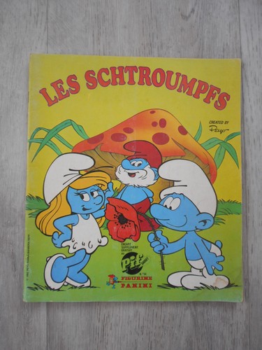 Album panini les schtroumpfs - album,