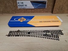 ROCO HO 4537R. AIGUILLAGE MANUEL DROIT A DROITE MAILLECHORT. EN BOITE