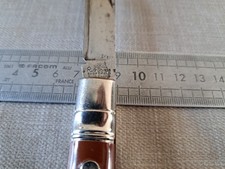 ANCIEN COUTEAU  Richards Shefield Marque Anglaise manche Plastique .