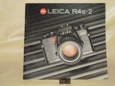 Catalogue appareil photo argentique 35 mm Leica R4s-2 du Japon