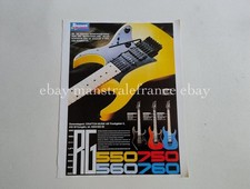 Ibanez RG560BK-R 550 750 760 guitars ad clipping Sweden 1990s