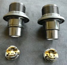 Lot 2 douilles E14 noires –