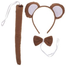  3 Pcs/set Deguisement Singe Bandeaux D'animaux Mignons Fournitures Costumées