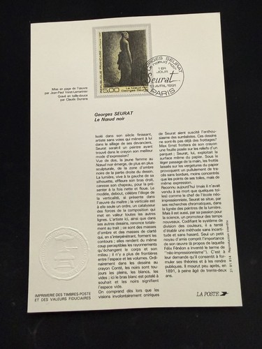 Encart philatélique 1er jour - philatélique,