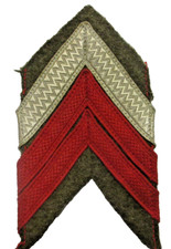 Galon mle 1945 précoce : Caporal-Chef galon lézarde argent largeur 12mm - Lot 2