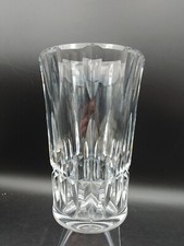 Beau Imposant Vase en Cristal Taillé signé Baccarat, 1970's 4,3kg H 25 cm