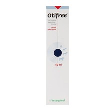 VETOQUINOL OTIFREE SOLUTION AURICULAIRE CHIENS & CHATS SOIN DES OREILLES 60ML