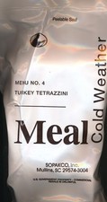 PORT OFFERT Rare Ration combat USA MRE ARTIC MENU 4  DINDE TETRAZZINI Emb. 2024