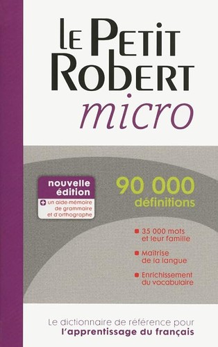 Dictionnaire petit robert - le,