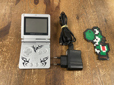 Console Gameboy advance SP grise tribal + chargeur - Occasion