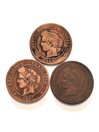 Lot pieces centimes - 3,