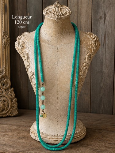 Collier sautoir cordon - sautoir,