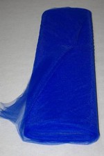 TULLE SOUPLE Non Feu BLEU ROI largeur 280 cm décoration mariage au mètre