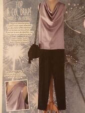 Patron couture TOP à col