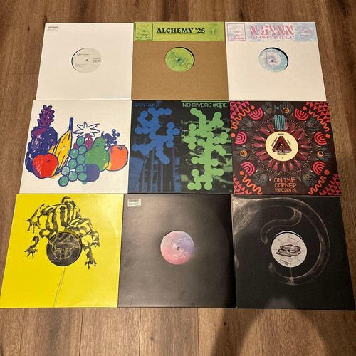 Deep house vinyl record set - deep,