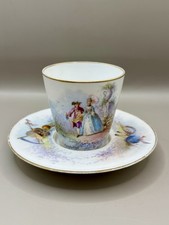 Tasse Trembleuse Et Sa Sous Tasse En porcelaine Limoges Raymond Laporte