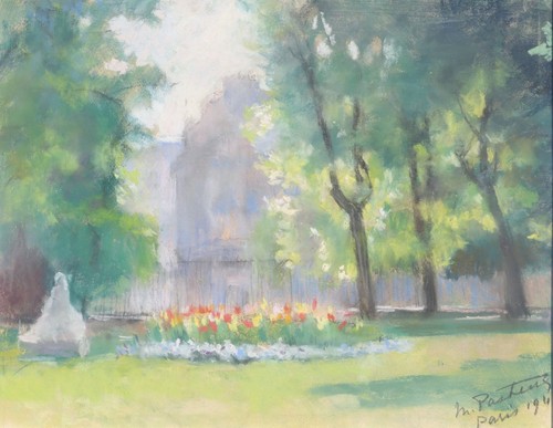 Pastel dessin tableau - , encadré
