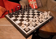 Jeu d'échecs pliable hêtre