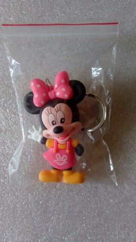 Minnie mouse keyring keychain