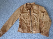 T.T. Veste imitation cuir femme Studio taille : L ; marron