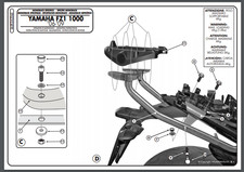 KAPPA CENTRAL TOP CASE RACK