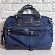 TUMI Business Bag Alpha Bravo Andersen Slim Commuter Brief Navy 222640