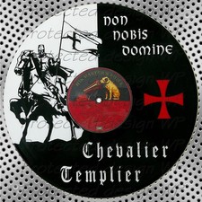Chevalier Templier- Vinyle DECO PASSION-Découpe Laser sur LP