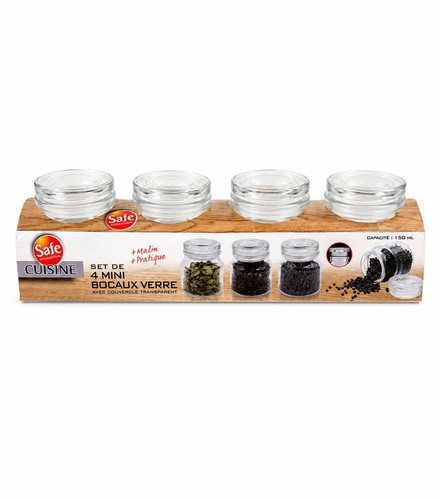 Mini bocaux verre safe - mini,