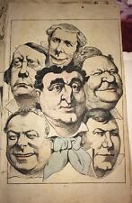 MONTAGE DE VINGT-SIX DÉCOUPIS, GRAVURES, PHOTOS D'ACTEURS, XIXéme.