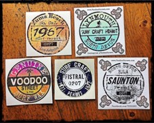 Surf Permis Pack Autocollant