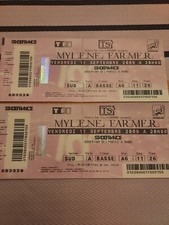 Billets De Concert Mylene Farmer (Lot De 2) 11/09/2009