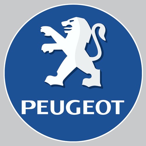 Sticker logo peugeot - logo, lion