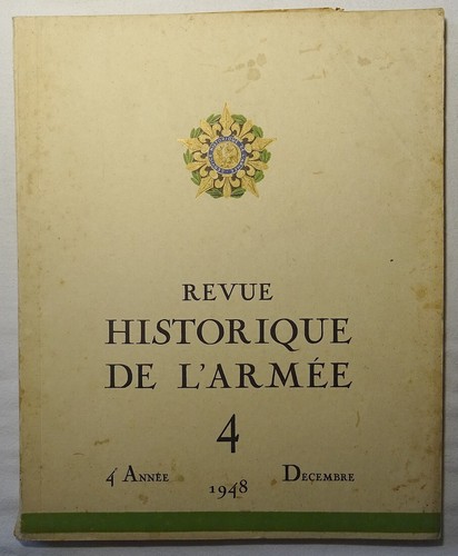 Revue historique armée - revue, de