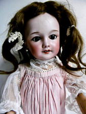 POUPÉE ANCIENNE TÊTE SFBJ 301 + "TÊTE JUMEAU" EN ROUGE CORPS BÉBÉ JUMEAU 40 cm