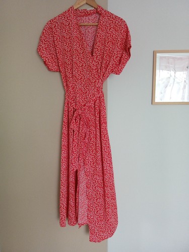 Robe portefeuille rouge blanc - portefeuille, rouge/blanc
