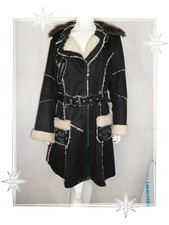 Manteau fantaisie noir - -,