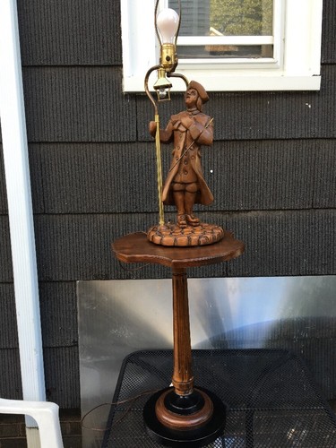 Vintage custom made wood table - made,