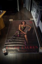 RALPH LAUREN ✯ 50 YEARS Large French Vintage Advertising Fashion Poster Original