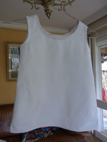 Ancienne chemise coton - ancienne, blanche