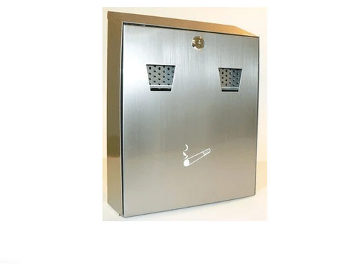 Cendrier mural inox - cendrier,