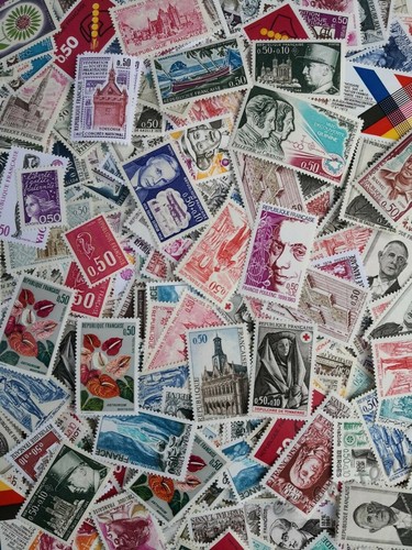 France neufs lot 500 timbres - france,