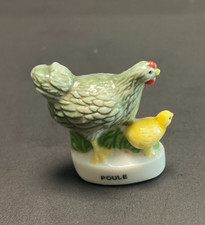 FEVE POULE ET SON POUSSIN