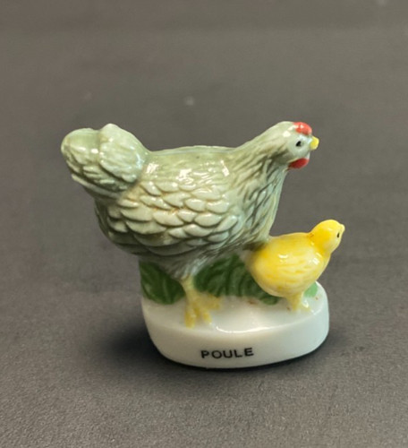 Feve poule son poussin - feve,