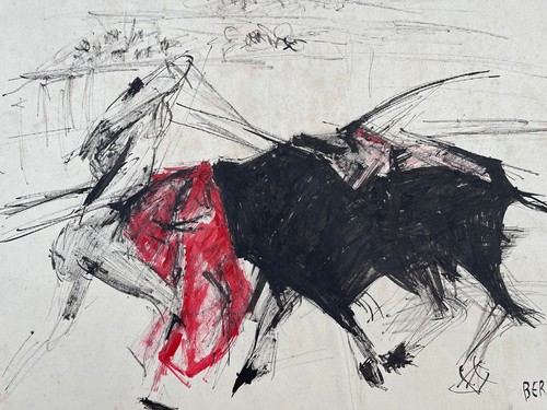 Grand tableau signé 1957
