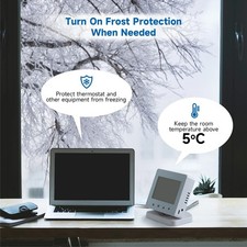 Chaudière à gaz chauffage au sol RF thermostat sans fil précision programmabl