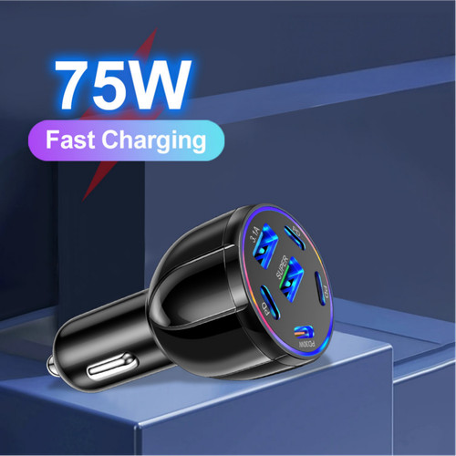 Chargeur car ports - 6, usb